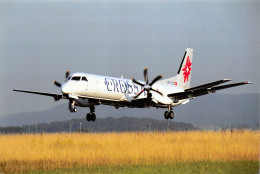 SAAB 2000 Concordino - Crossair - +/- 180 X 130 Mm. - Photo Presse Originale - Aviazione