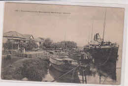 CPA-  SAIGON-APPONTEMENT DES MESSAGERIES MARITIMES-BATEAUX - Madagaskar