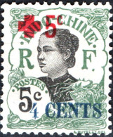 INDOCINA FRANCESE, INDOCHINA, CROCE ROSSA, RED CROSS, 1917, NUOVI (MLH*) Yt:FR-IC 66, Mi:FR-IC 66, Scott:FR-IC B2 - Nuevos