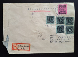 Mecklenburg-Vorpommern 1946, Reko-Brief Grabow Nach Leipzig MiF - Brieven En Documenten