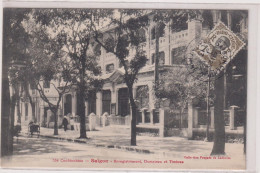 CPA-  SAIGON-COCHINCHINE ENREGISTREMENT, DOMAINE ET TIMBRES - Madagaskar