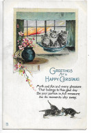Cpa Raphael Tuck Chats  Greetings For A Happy Christmas N0173 - Tuck, Raphael