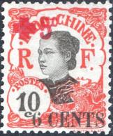 INDOCINA FRANCESE, INDOCHINA, CROCE ROSSA, RED CROSS, 1918, NUOVI (MLH*) Yt:FR-IC 70, Mi:FR-IC 70, Scott:FR-IC B6 - Neufs