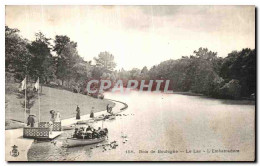 CPA Bois De Boulogne Le Lac L Embarcadere - Parcs, Jardins