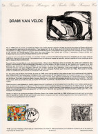 - Document Premier Jour BRAM VAN VELDE - PARIS 5.4.1987 - - Andere & Zonder Classificatie