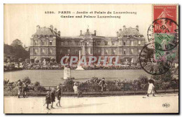 CPA Paris Jardin Et Palais Du Luxembourg - Parcs, Jardins
