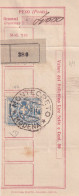1940 Marca Assicurativa Da Lire 1.3 Su Bollettino Pacchi Cat.n. 9 - Marcofilía