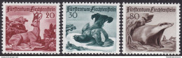 1950 Liechtenstein, N° 247/249 Serie Di 3 Valori MNH/** - Altri & Non Classificati
