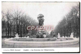 CPA Paris La Fontaine De L Observatoire - Parques, Jardines