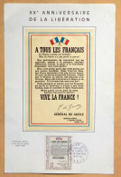 XXe Anniversaire De La Libération   Premier Jour  Du 18 Juin 1964 - Bloques Souvenir