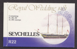 SEYCHELLES CARNET  Y & T 475 476 MARIAGE CHARLES LADY DIANA 1981 NEUF - Seychelles (1976-...)