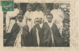 Young Girls , Daughters Of The Governor With Their Slaves . Fillettes Esclaves . Esclavage Slavery Abyssinia - Africa