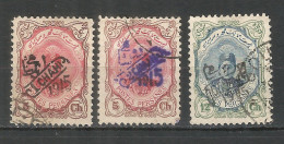 PERSIA 1915 Used Stamps  Mi# 349-351 - Irán