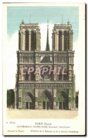 CPA Paris Notre Dame Cathedrale - Notre-Dame De Paris