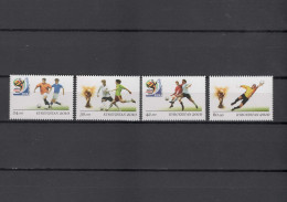 Kyrgyzstan 2010 Football Soccer World Cup Set Of 4 MNH - 2010 – South Africa