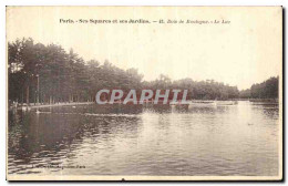 CPA Paris Bois De Boulogne Le Lac - Parks, Gardens