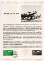 - Document Premier Jour L'Avion DEWOITINE 338 - TOULOUSE 11.4.1987 - - Vliegtuigen