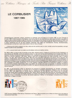 - Document Premier Jour LE CORBUSIER (1887-1965) - PARIS 11.4.1987 - - Andere & Zonder Classificatie