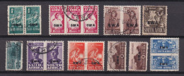 SOUTH WEST AFRICA 1942 Used Stamps 230-245 War Effort Reduced Sizes (not Complete) - África Del Sudoeste (1923-1990)