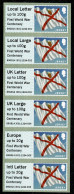 Ref 1644 - 2014 Full Set Of Self Adhesive Post & Go Labels For Jersey - Mint Strip - Jersey