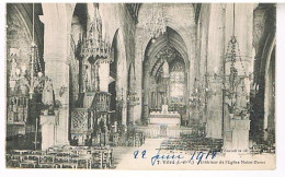 35 VITRE INTERIEUR DE LEGLISE SAINT MARTIN  1918 - Vitre