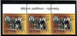 Lithuania 2013 . Uprising Of 1863. 1v X 3.  Michel # 1129 - Litauen