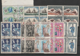 France Blocs De 4 Oblitérés - Used Stamps