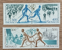 Monaco - YT N°1770 à 1773 - Jeux Olympiques D'hiver à Albertville Et D'été à Barcelone - 1991 - Neuf - Unused Stamps