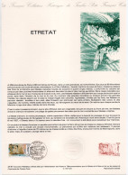 - Document Premier Jour ETRETAT (Seine-Maritime) 12.6.1987 - - Documents Of Postal Services