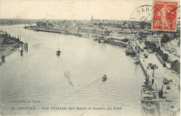 27.04.2024 - B - 81. NANTES - Vue Générale Des Quais Et Entrée Du Port - Nantes