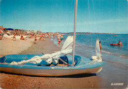 Navigation Sailing Vessels & Boats Themed Postcard Herault Vias Sur Mer 1975 - Zeilboten