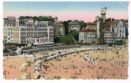 35    DINARD LA PLAGE ET LES HOTELS  1953  9X14 - Dinard