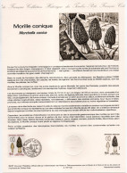 - Document Premier Jour LES CHAMPIGNONS : Morille Conique - PARIS 5.9.1987 - - Pilze