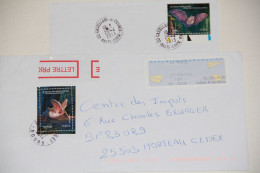 Lettres France, Timbres Oblitérés N°4739, N°4741, Les Chauves-souris, Année 2013 - 1961-....