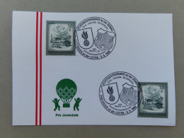 Österreich Pro Juventute - Mit Sonderstempel 5. 5. 1990 Bruck An Der Leitha, Feuerwehrmänner An Der Donau (Nr.1100) - Other & Unclassified