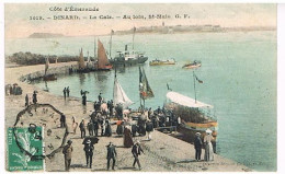 35    DINARD LA CALE AU LOIN ST  MALO 1909 - Dinard