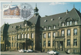 LUXEMBOURG - 2 Cartes Maximum : DUDELANGE ( Hôtel De Ville ) Exposition Philatélique  6.04.1985 - Tarjetas Máxima