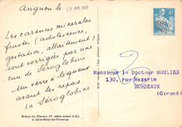 MO-24-393 :  CARTE POSTALE AVEC TIMBRE PREOBLITERE. AVRIL 1955 - Autres & Non Classés