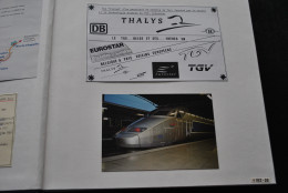 Album Photo 32 TGV Thalys Chantier Leuven Liège Fooz Freloux Heverlee Bierbeek Hoegaarden Lincent Noduwez Corswarem Cras - Eisenbahnen