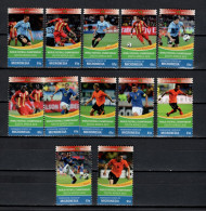 Micronesia 2010 Football Soccer World Cup Set Of 12 MNH - 2010 – Südafrika