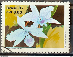 C 1573 Brazil Stamp 50 Years Brazilian Society For Orquidaphic Flora Orquidea 1987 Circulated 1 - Used Stamps