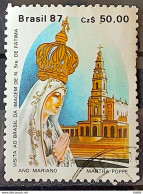 C 1574 Brazil Stamp Our Lady Of Fatima Mariano Religion 1987 Circulated 11 - Usados