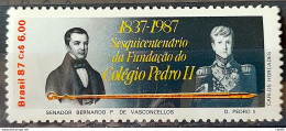 C 1571 Brazil Stamp 150 Years School Pedro II Education 1987 - Nuevos