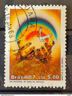 C 1567 Brazil Stamp Thanksgiving Day Religion 1987 Circulated 2 - Oblitérés