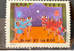 C 1569 Brazil Stamp Christmas Religious Popular Folks 1987 - Unused Stamps