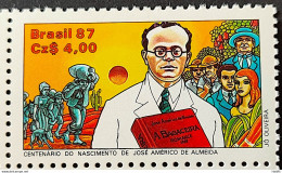 C 1564 Brazil Stamp Book Day 100 Years Jose Americo Almeida Literature 1987 1 - Ungebraucht