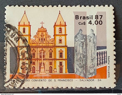 C 1563 Brazil Stamp 400 Years Convent Of Sao Francisco Salvador Bahia Religion Church 1987 Circulated 2 - Gebruikt