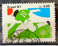 C 1561 Brazil Stamp Football Clubs Guarani 1987 Circulated 2 - Gebruikt