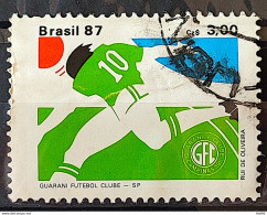 C 1561 Brazil Stamp Football Clubs Guarani 1987 Circulated 1 - Used Stamps