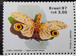 C 1554 Brazil Stamp 50 Years Brazilian Society Of Entomology Insect Mantis 1987 - Unused Stamps